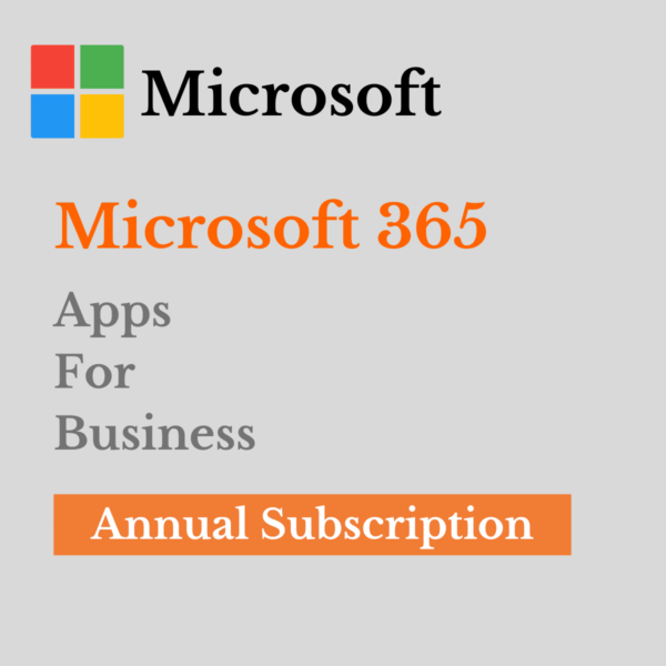 Microsoft 365 Apps for Business | 12-Month Subscription | 5 PCs or Macs