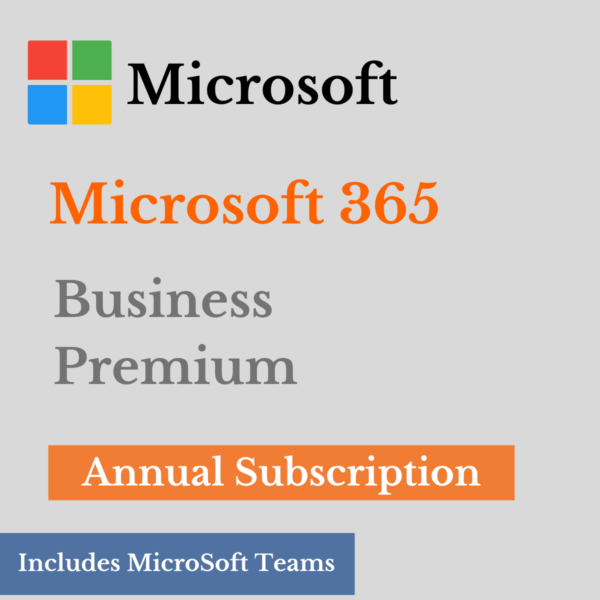 Microsoft 365 Business Premium | 12-Month Subscription | 5 PCs or Macs