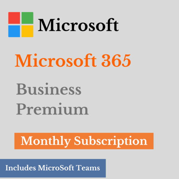 Microsoft 365 Business Premium | Monthly Subscription | 5 PCs or Macs