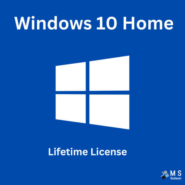 Microsoft Windows 10 Home | One-Time Purchase – Lifetime Validity